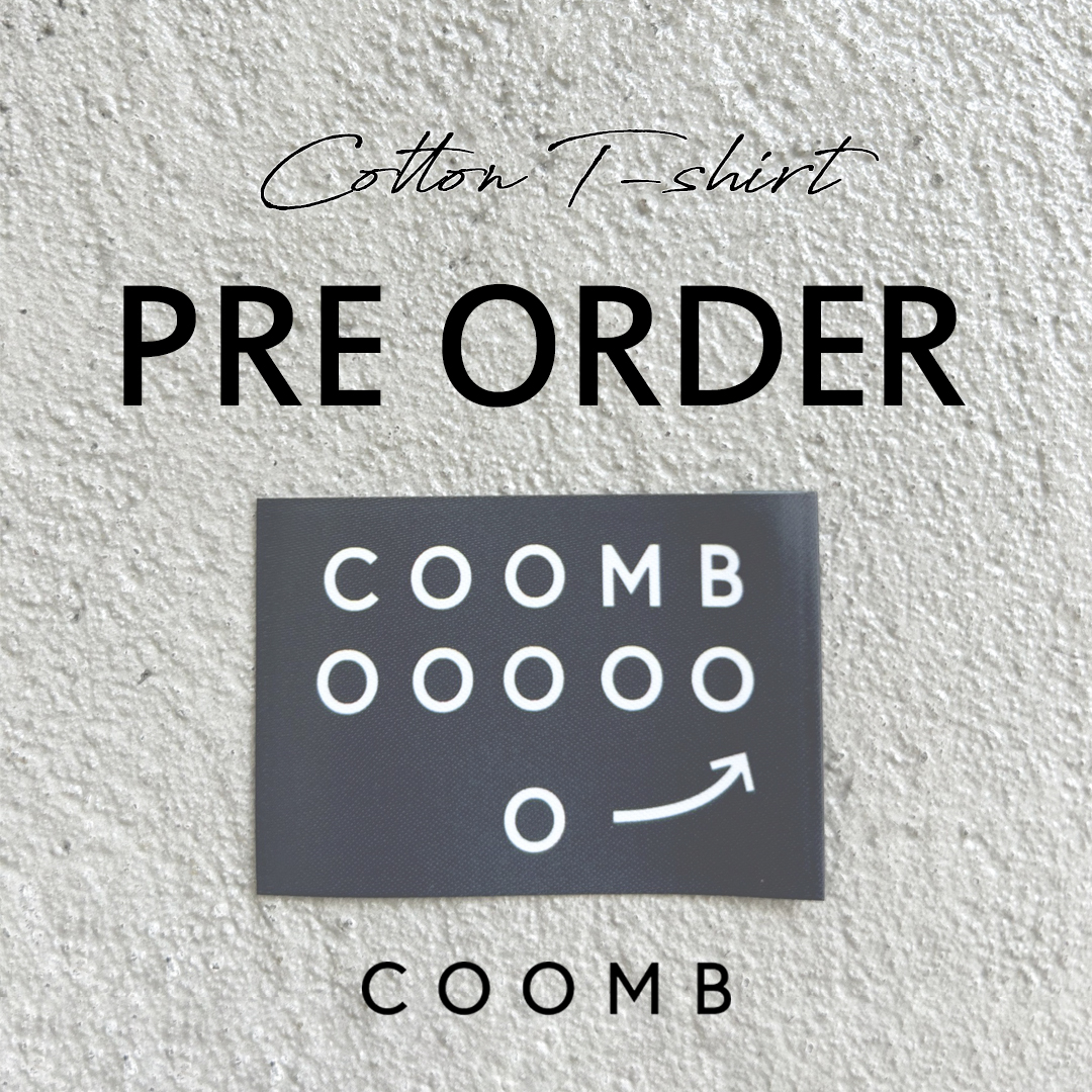 【PRE ORDER】コットンクルーネックTシャツ